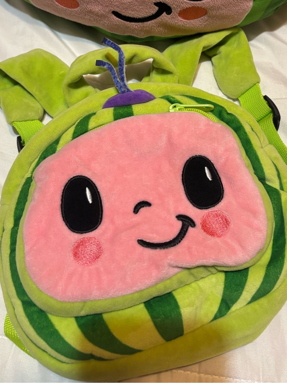 Toddler Plush Watermelon Character Kids Backpack